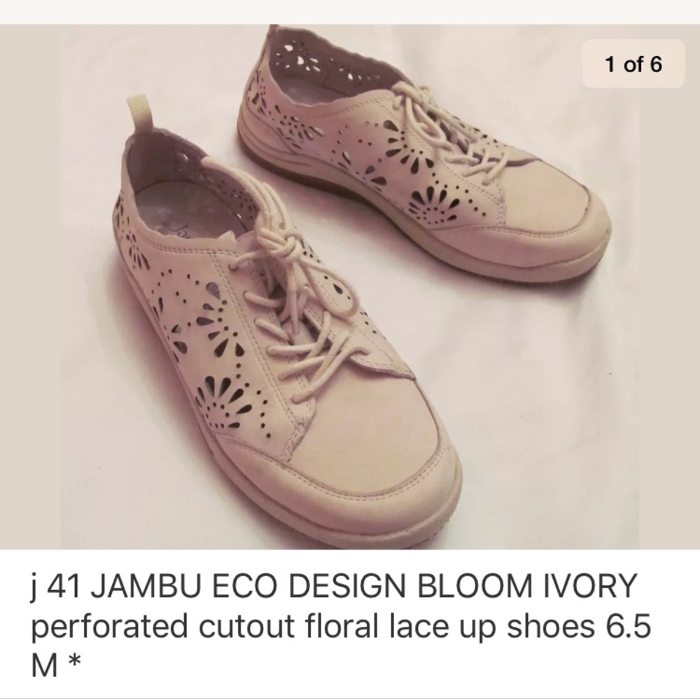 J41 JAMBU ECO DESIGN BLOOM floral cutout shoes